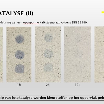 test Fotokatalyse werking