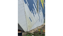 Grondwater aanslag op houten zijpanelen