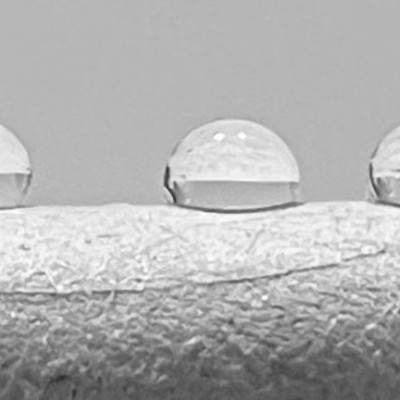 water macro op papier